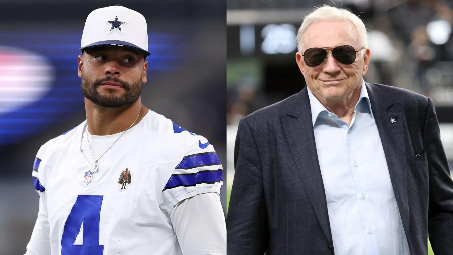 Dak Prescott and Jerry Jones