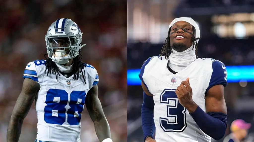 George Pickens and CeeDee Lamb of the Dallas Cowboys