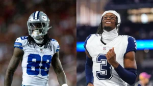 George Pickens and CeeDee Lamb of the Dallas Cowboys