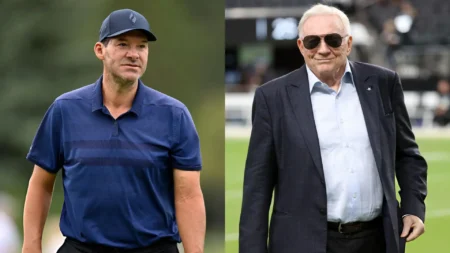 ‘He can handle adversity’: Jerry Jones breaks silence on Tony Romo as fans chant ‘Free Romo’ during Cowboys opening ceremony Jerry Jones asked by Cowboys fans to FREE Tony Romo