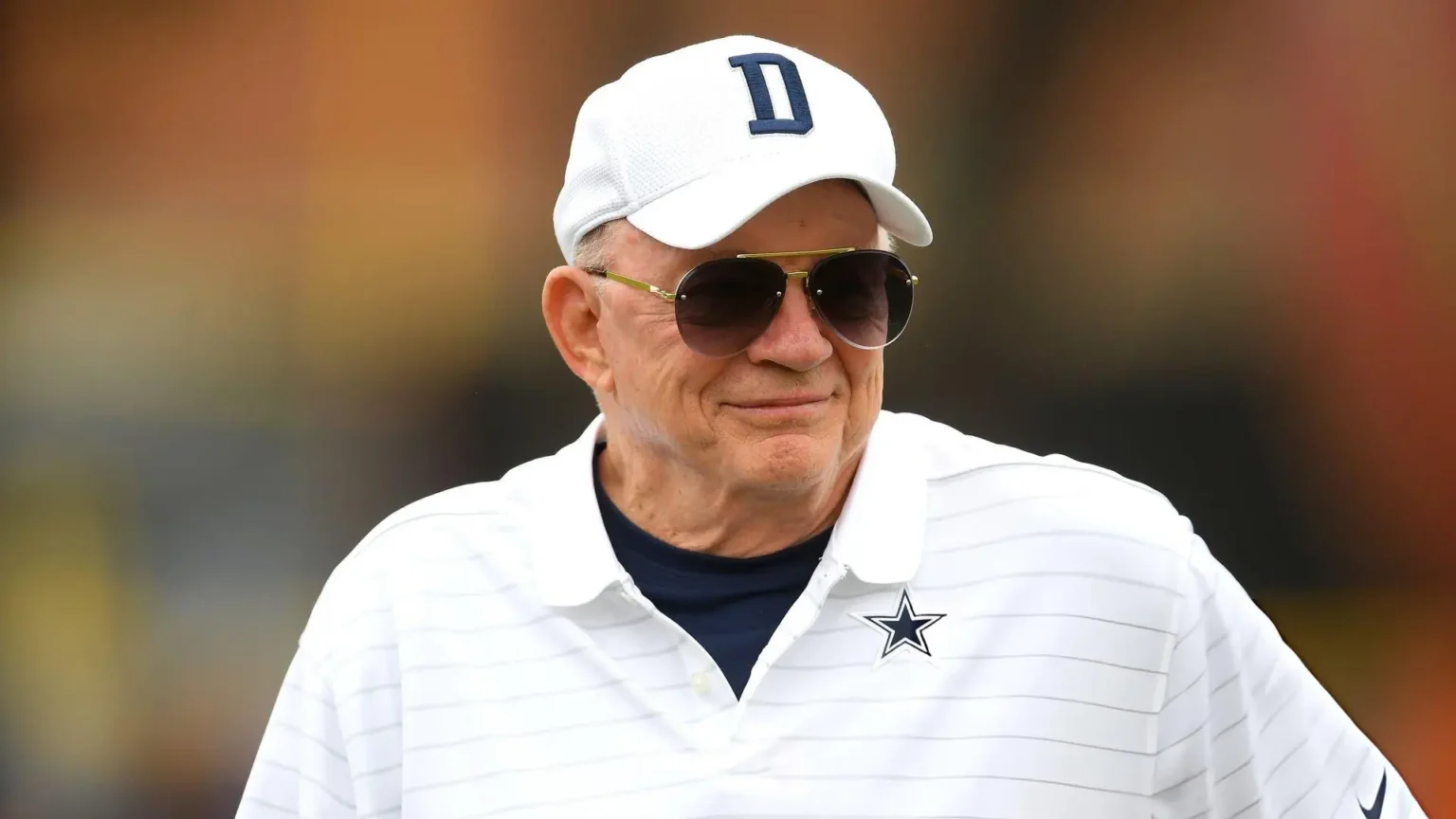 Jerry Jones at the Dallas Cowboys training camp