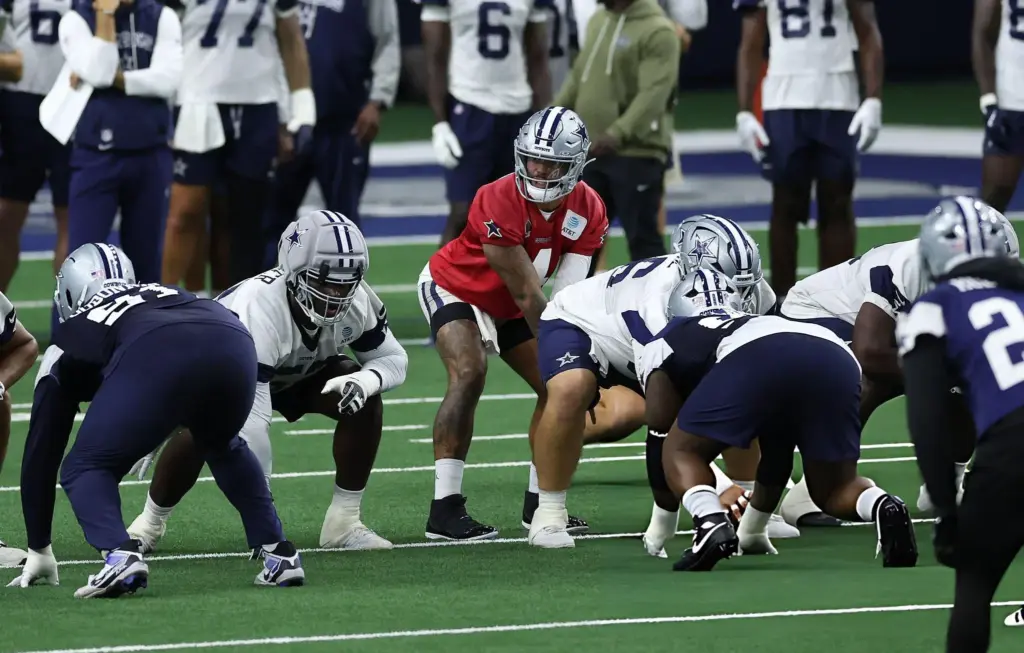 Last training camp practice of the Dallas Cowboys